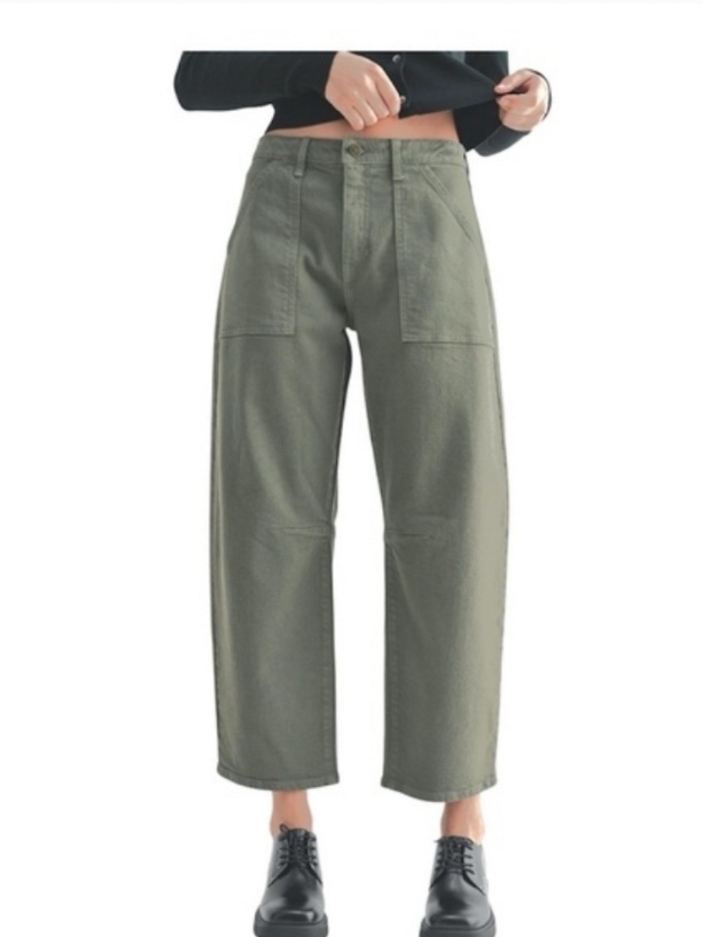 Jason Wu Edit Wilhelmina Easy Barrel Jean Women's 27 High Rise Rosemary NWT